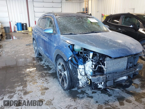 2016 Hyundai Tucson Limited with VIN KM8J33A27GU085639, listed as a IAAI auction lot 41733158 with 111,155 mi miles. Bid and sale history available at carsss.com. Image 18.