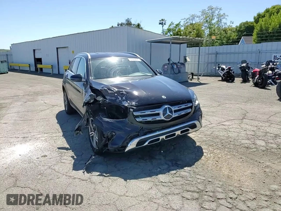 2020 Mercedes-Benz GLC 300 with VIN W1N0G8DB2LF865701, listed as a Copart auction lot 57862225 with 51,074 mi miles and Salvage title. Bid and sale history available at DreamBid. Image 14.