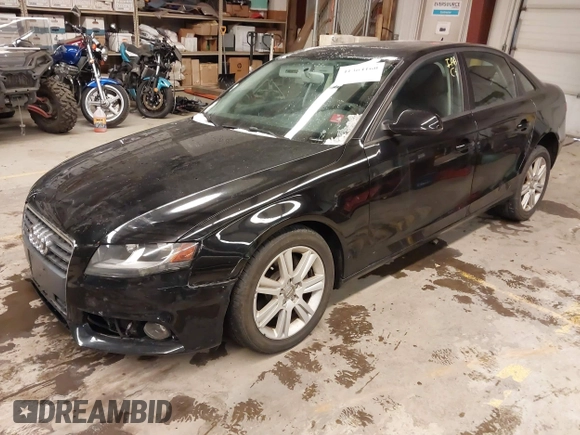 2010 Audi A4 2.0T Premium with VIN WAUBFAFL5AN049629, listed as a IAAI auction lot 41364160 with 94,778 mi miles. Bid and sale history available at carsss.com. Image 2.