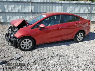 2014 Kia Rio LX with VIN KNADM4A37E6356601, listed as a Copart auction lot 71753504 with 166,142 mi miles and Salvage Title. Bid and sale history available at DreamBid. Image 1.
