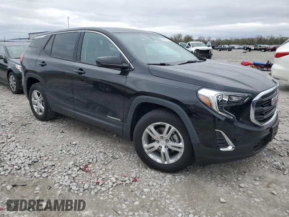 2018 GMC Terrain SLE with VIN 3GKALMEV7JL386710, listed as a Copart auction lot 50575765 with 79,272 mi miles and Salvage Title. Bid and sale history available at carsss.com. Image 4.
