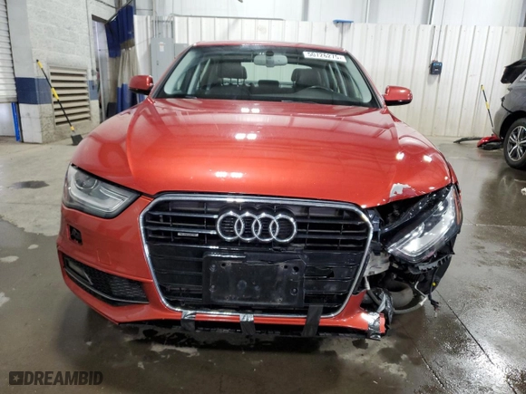2014 Audi A4 Premium Plus with VIN WAUFFAFL6EN011494, listed as a Copart auction lot 50726275 with 78,700 mi miles and Salvage Title. Bid and sale history available at carsss.com. Image 5.