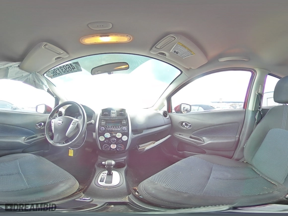 2015 Nissan Versa Note SR with VIN 3N1CE2CP9FL369859, listed as a Copart auction lot 46931965 with 105,492 mi miles and Salvage Title. Bid and sale history available at carsss.com. Image 14.