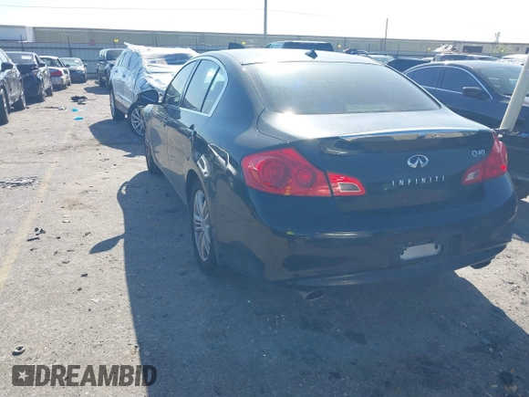 2015 Infiniti Q40 with VIN JN1CV6AP7FM500108, listed as a IAAI auction lot 41875863 with 160,855 mi miles. Bid and sale history available at carsss.com. Image 3.