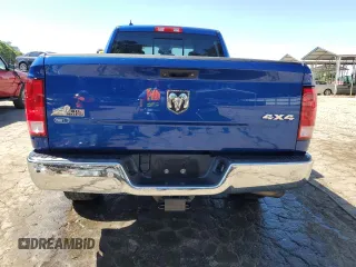 2018 Ram 1500 SLT with VIN 1C6RR7GG7JS247280, listed as a Copart auction lot 56321714 with 92,296 mi miles and Salvage title. Bid and sale history available at DreamBid. Image 6.
