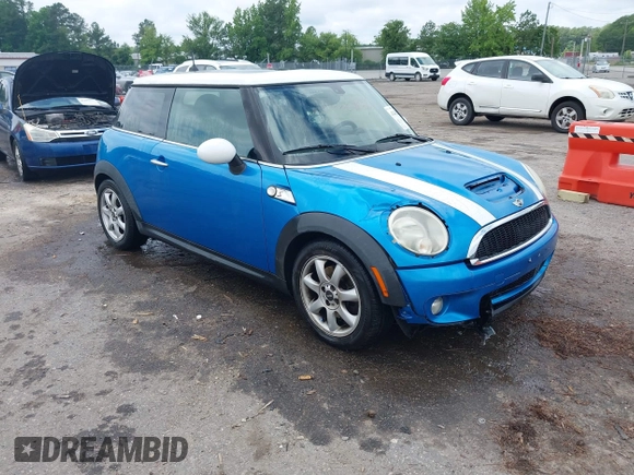 2010 MINI Hardtop S with VIN WMWMF7C55ATW88946, listed as a IAAI auction lot 42443200 with 104,953 mi miles and . Bid and sale history available at DreamBid. Image 1.