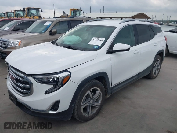 2020 GMC Terrain SLT with VIN 3GKALPEV1LL312607, listed as a IAAI auction lot 42152416 with 87,611 mi miles and . Bid and sale history available at DreamBid. Image 17.