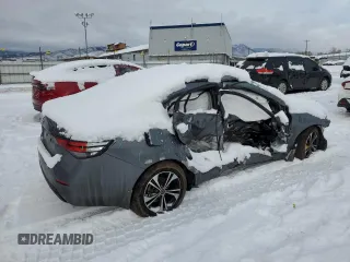 2022 Nissan Sentra SV with VIN 3N1AB8CV3NY202612, listed as a Copart auction lot 46449145 with Not Provided miles and Salvage Title. Bid and sale history available at DreamBid. Image 3.