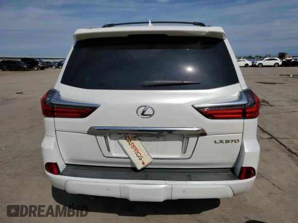 2018 Lexus LX with VIN JTJHY7AXXJ4252748, listed as a Copart auction lot 50691355 with 118,967 mi miles and Salvage Title. Bid and sale history available at carsss.com. Image 6.