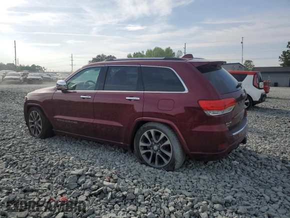 2017 Jeep Grand Cherokee Overland z VIN 1C4RJFCG5HC615878, wystawiony jako Copart lot #52087675 z przebiegiem 90 353 mil mil oraz Szkody całkowita. Historia ofert i sprzedaży dostępna na DreamBid. Obrazek 2.