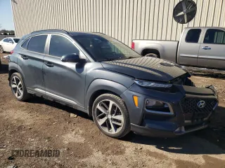 2019 Hyundai Kona Limited with VIN KM8K33A53KU363475, listed as a Copart auction lot 42014605 with 54,968 mi miles and Salvage Title. Bid and sale history available at carsss.com. Image 4.