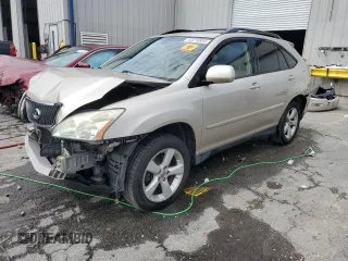 2004 Lexus RX 330 with VIN JTJGA31U640001042, listed as a Copart auction lot 63216834 with 120,153 mi miles and Salvage Title. Bid and sale history available at carsss.com. Image 1.