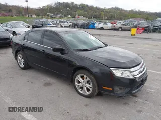 2012 Ford Fusion SE with VIN 3FAHP0HGXCR209613, listed as a IAAI auction lot 41949271 with 181,365 mi miles. Bid and sale history available at carsss.com. Image 1.
