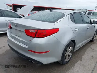2015 Kia Optima LX with VIN 5XXGM4A72FG360660, listed as a IAAI auction lot 42667514 with 151,317 mi miles and . Bid and sale history available at DreamBid. Image 4.