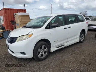 2012 Toyota Sienna with VIN 5TDZK3DC2CS272641, listed as a Copart auction lot 53378905 with 115,153 mi miles and Salvage title. Bid and sale history available at DreamBid. Image 1.