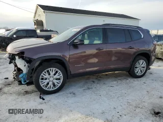 2025 GMC Acadia AWD Elevation z VIN 1GKENNRS2SJ158933, wystawiony jako Copart lot #42779025 z przebiegiem Nie podano mil oraz Czysty tytuł • Clean title. Historia ofert i sprzedaży dostępna na DreamBid. Obrazek 1.