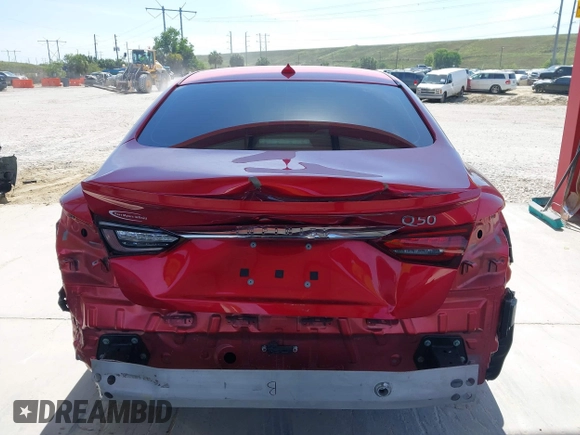 2022 Infiniti Q50 Luxe z VIN JN1EV7BP0NM310534, wystawiony jako IAAI lot #41588987 z przebiegiem 50 949 mil mil oraz . Historia ofert i sprzedaży dostępna na DreamBid. Obrazek 17.