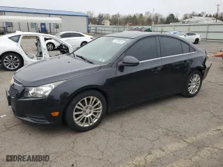 2014 Chevrolet Cruze ECO with VIN 1G1PH5SB7E7167403, listed as a Copart auction lot 52596345 with 113,379 mi miles and Salvage Title. Bid and sale history available at carsss.com. Image 1.