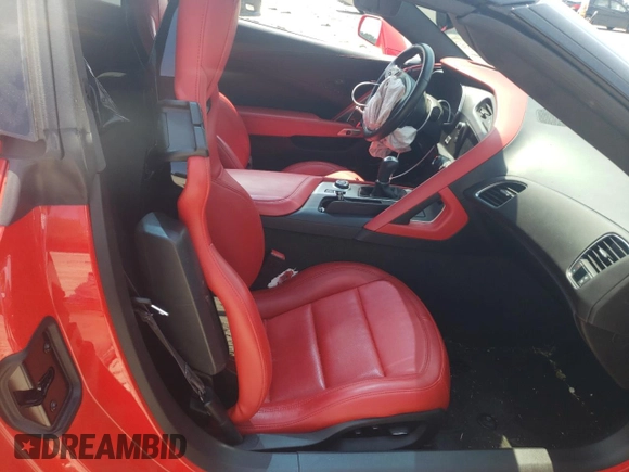 2016 Chevrolet Corvette Z06 3LZ with VIN 1G1YT2D6XG5603337, listed as a Copart auction lot 64940244 with 0 mi miles and Salvage Title. Bid and sale history available at carsss.com. Image 10.