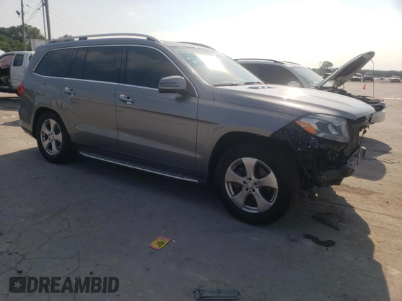 2017 Mercedes-Benz GLS 450 with VIN 4JGDF6EE4HA743351, listed as a Copart auction lot 66162194 with 74,478 mi miles and Salvage Title. Bid and sale history available at DreamBid. Image 4.