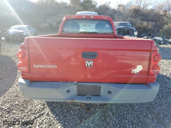 2005 Dodge Dakota ST with VIN 1D7HW22K65S260822, listed as a Copart auction lot 45390225 with 0 mi miles and Clean Title. Bid and sale history available at carsss.com. Image 6.