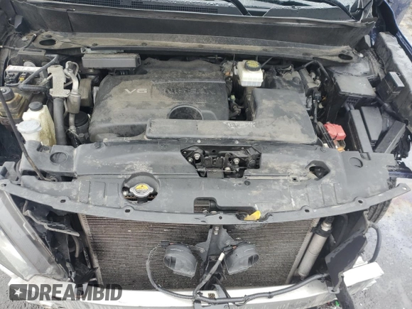 2017 Nissan Pathfinder S z VIN 5N1DR2MM1HC694901, wystawiony jako Copart lot #57759875 z przebiegiem 124 413 mil mil oraz Szkoda całkowita • Salvage title. Historia ofert i sprzedaży dostępna na DreamBid. Obrazek 12.