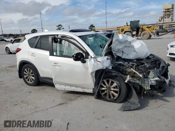 2013 Mazda CX-5 Touring with VIN JM3KE2CE9D0137982, listed as a Copart auction lot 43260805 with 0 mi miles and Salvage Title. Bid and sale history available at carsss.com. Image 4.