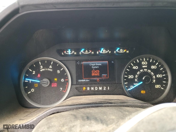 2016 Ford F-150 XLT with VIN 1FTEW1EF8GFC04821, listed as a Copart auction lot 81315634 with 84,695 mi miles and Salvage Title. Bid and sale history available at carsss.com. Image 9.