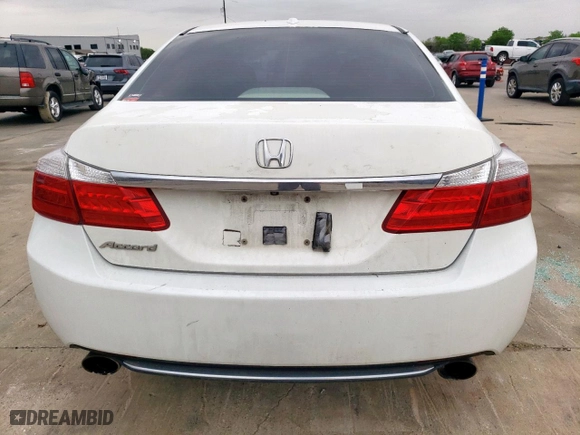 2015 Honda Accord Sedan EX-L with VIN 1HGCR3F80FA007391, listed as a Copart auction lot 51086995 with 170,180 mi miles and Salvage Title. Bid and sale history available at carsss.com. Image 6.