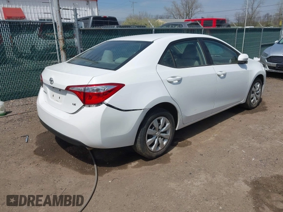 2016 Toyota Corolla L with VIN 2T1BURHE5GC548304, listed as a IAAI auction lot 42072708 with 118,227 mi miles and . Bid and sale history available at DreamBid. Image 4.