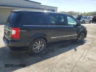 2015 Chrysler Town & Country S with VIN 2C4RC1HG3FR522447, listed as a Copart auction lot 54819895 with 93,785 mi miles and Salvage Title. Bid and sale history available at carsss.com. Image 3.
