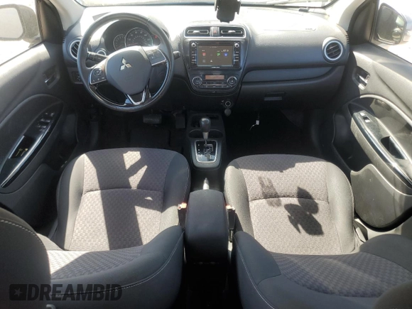 2017 Mitsubishi Mirage SE with VIN ML32A4HJXHH016300, listed as a Copart auction lot 52125395 with 59,803 mi miles and Salvage title. Bid and sale history available at DreamBid. Image 8.