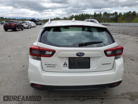 2021 Subaru Impreza Premium z VIN 4S3GTAV66M3714213, wystawiony jako Copart lot #56163095 z przebiegiem 32 841 mil mil oraz Szkoda całkowita • Salvage title. Historia ofert i sprzedaży dostępna na DreamBid. Obrazek 6.