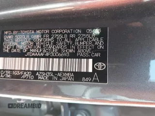 2023 Toyota Crown XLE с VIN JTDAAAAF4P3006693, выставлен на аукционе IAAI как лот 42258729 с пробегом 22 689 миль миль и . История ставок и продаж доступна на DreamBid. Изображение 9.