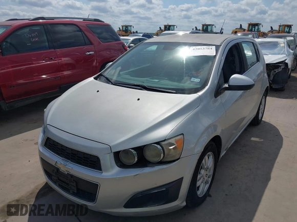 2013 Chevrolet Sonic LT with VIN 1G1JC6SH4D4120148, listed as a IAAI auction lot 42053784 with 166,369 mi miles. Bid and sale history available at carsss.com. Image 2.