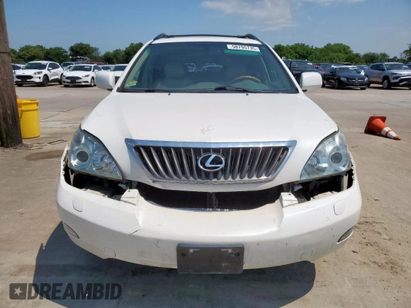 2008 Lexus RX 350 z VIN 2T2GK31UX8C036500, wystawiony jako Copart lot #58795735 z przebiegiem 110 150 mil mil oraz Szkoda całkowita • Salvage title. Historia ofert i sprzedaży dostępna na DreamBid. Obrazek 5.