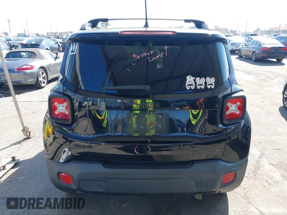 2017 Jeep Renegade Latitude with VIN ZACCJBBBXHPG58497, listed as a IAAI auction lot 41550493 with 137,360 mi miles. Bid and sale history available at carsss.com. Image 17.