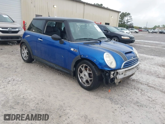 2005 MINI Hardtop S with VIN WMWRE33415TG95331, listed as a IAAI auction lot 41929403 with 216,181 mi miles and . Bid and sale history available at DreamBid. Image 1.