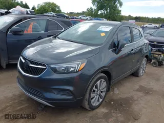 2018 Buick Encore Preferred with VIN KL4CJASBXJB702356, listed as a IAAI auction lot 40393830 with 150,135 mi miles. Bid and sale history available at carsss.com. Image 17.