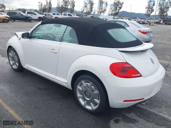 2013 Volkswagen Beetle Convertible 2.5L with VIN 3VW5P7AT9DM825439, listed as a IAAI auction lot 41760907 with 53,649 mi miles. Bid and sale history available at carsss.com. Image 3.