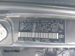 2013 Toyota Prius One with VIN JTDKDTB34D1047568, listed as a IAAI auction lot 41950373 with 99,319 mi miles and . Bid and sale history available at carsss.com. Image 9.