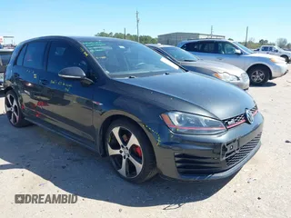 2016 Volkswagen Golf GTI SE with VIN 3VW4T7AU7GM049221, listed as a IAAI auction lot 41758524 with 101,557 mi miles. Bid and sale history available at carsss.com. Image 1.