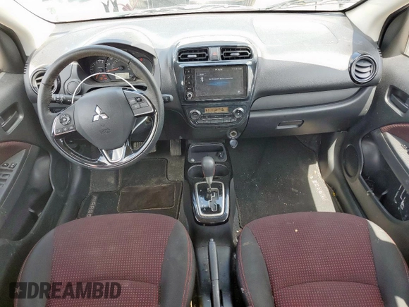 2024 Mitsubishi Mirage Black Edition with VIN ML32AWHJ8RH005115, listed as a Copart auction lot 61952585 with 30,764 mi miles and Clean title. Bid and sale history available at DreamBid. Image 8.