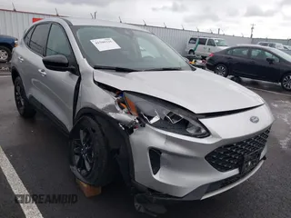 2020 Ford Escape SE Sport Hybrid with VIN 1FMCU9BZ4LUB92727, listed as a IAAI auction lot 41500226 with 46,869 mi miles and . Bid and sale history available at DreamBid. Image 1.