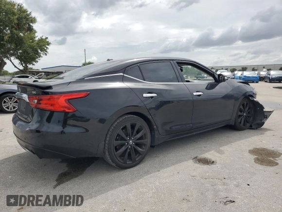 2017 Nissan Maxima SV with VIN 1N4AA6AP3HC434039, listed as a Copart auction lot 62537155 with 126,367 mi miles and Salvage title. Bid and sale history available at DreamBid. Image 3.