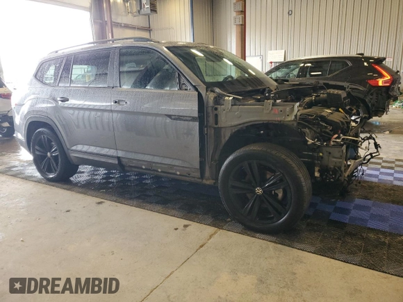 2023 Volkswagen Atlas SEL R-Line Black с VIN 1V2SR2CA8PC524969, выставлен на аукционе Copart как лот 78574814 с пробегом 44 537 миль миль и Списание • Salvage title. История ставок и продаж доступна на DreamBid. Изображение 4.