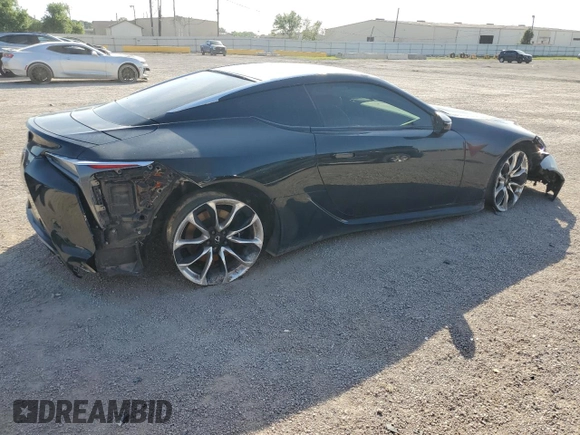 2021 Lexus LC with VIN JTHBP5AY5MA101698, listed as a Copart auction lot 48954355 with 39,483 mi miles and Clean Title. Bid and sale history available at carsss.com. Image 3.