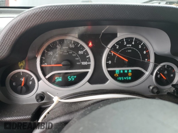 2008 Jeep Wrangler Unlimited Rubicon with VIN 1J4GA691X8L590979, listed as a Copart auction lot 57840575 with 195,458 mi miles and Salvage title. Bid and sale history available at DreamBid. Image 9.
