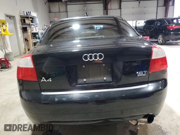 2005 Audi A4 1.8T SE with VIN WAULC68E95A040468, listed as a Copart auction lot 81994904 with 226,204 mi miles and Salvage Title. Bid and sale history available at carsss.com. Image 6.