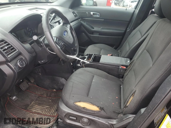 2018 Ford Police Interceptor Utility с VIN 1FM5K8AR6JGA05106, выставлен на аукционе Copart как лот 60140005 с пробегом Не указан миль и Чистый • Clean title. История ставок и продаж доступна на DreamBid. Изображение 7.